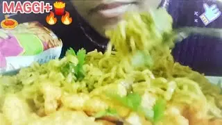 ASMR 🔥 EATING FRIED MAGGI+🍟 CHALLENGE||EATING MAGGI NOODLES CHALLENGE||