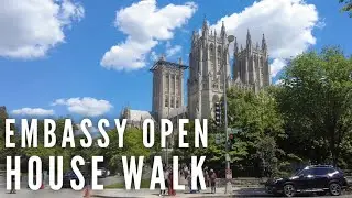 Embassy Row open house on a sunny Spring day