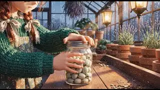 In the Greenhouse: Daisy’s Red Date Soup | Ghibli-Inspired | Animation