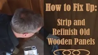Refinish Wood Panelling: Learn How to Strip and Refinish Wood Panelling