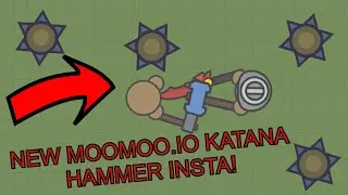 NEW MOOMOO.IO KATANA HAMMER INSTA! | Moomoo.io Miami 1 Server Takeover!