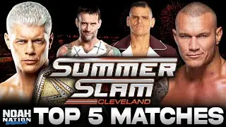Top 5 Matches to Happen at SummerSlam 2024!