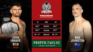 Eternal MMA 83  John Fraser VS Ben Johnston   MMA Fight Video