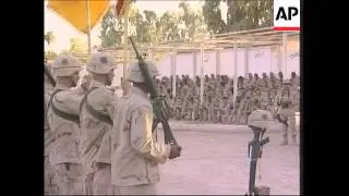 Memorial for soldier killed in Fallujah