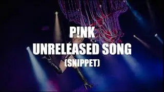 P!nk: unreleased song (snippet)