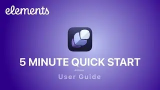 Elements Quick Start Guide: Build a Website on your Mac
