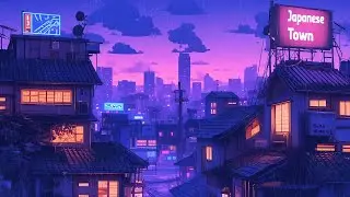 Retro Japan Dreams 💿 90s Lofi Rainy Chill | Tokyo Chillhop Escape | Live Stream by The Japanese Town
