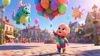 Parade Balloons With Baby 🎈👶 | Fun Celebration Song for Kids | Playful Nursery Rhyme