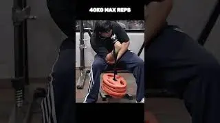 40Kg Max Reps | Allrounder Zone | Armwrestling 💥 #ytshorts #trainingworkout #armtraining