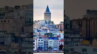 Galata tower #istanbul #streetlife #citywalk #relaxingwalk #walkingtour #turkey #istanbulwalk