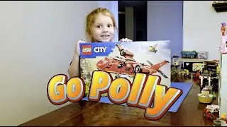 Polly Builds a LEGO Firefighting Airplane! 🚒✈️ Fun Assembly for Kids
