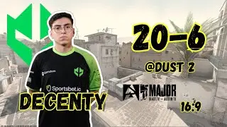 CS2 POV 16:9 decenty Imperial (20/6) vs Metizport (Dust 2) @ Blast.tv Austin Major 2025 Stage 1