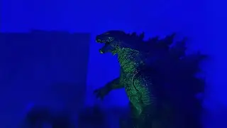 Hiya Toys Godzilla Short Roar Test... Stop-Motion Animation