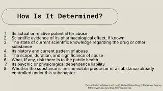 ASU PSY 325 Final Presentation - Drug Classification