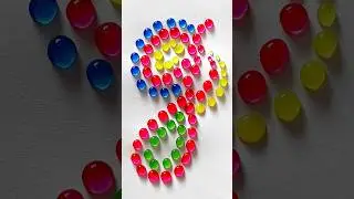 Glowing Liquid Rainbow 🌈✨ | Relaxing & Satisfying Color Mix Art 💧🎨 #shorts #art #satisfying #artwork