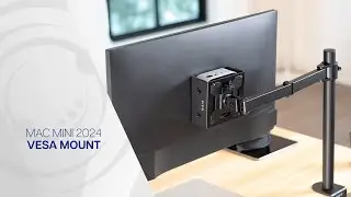 MOUNT-MINI24 VESA/Clamp/Desk Mount Designed for Mac Mini 2024+ by VIVO