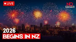 LIVE: Auckland Sky Tower Lights Up the Sky as New Zealand Rings in the 2026 New Year | New Year