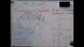🔴MOST ECONOMICAL SECTION - EXAMPLES | CANAL DESIGN