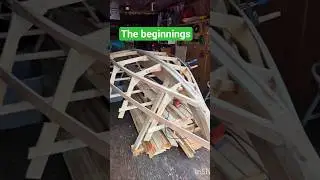 The beginnings of my sailboat #boating #sailboat #woodworking #boatlife#boat #sailing#diy#watercraft