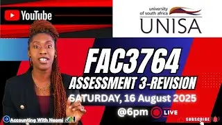 FAC3764 ASSESSMENT 3 REVISION || UNISA || 2025