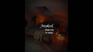 جيون جونغكوك يغني لكي اثناء نومك 🖇️✨🖤😴💤