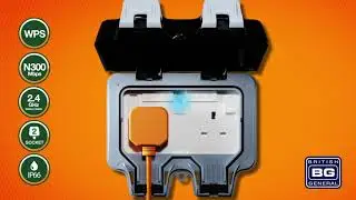 BG Storm Weatherproof IP66 WiFi expanding 13A 2G Outdoor Socket | Screwfix