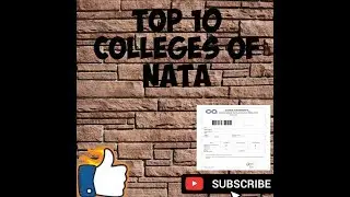 TOP 10 COLLEGES OF NATA
