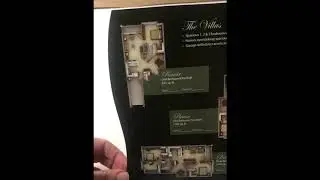 Square Tri-Fold Brochure with Die Cut