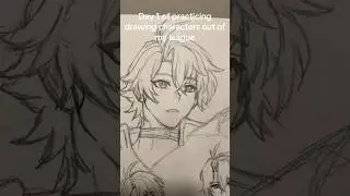 Very rough sketch of #phainon from honkai star rail! #hsr #honkaistarrail #hoyocreator #hoyoverse