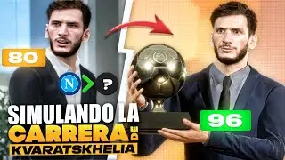 SIMULANDO la CARRERA de KHVICHA KVARATSKHELIA en FIFA 23 MODO CARRERA! ⭐