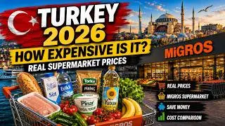How Expensive Is Turkey in 2026? REAL Supermarket Prices (Migros)