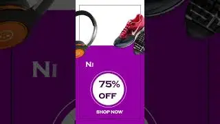 Instagram reel for selling products online made with After Effects.