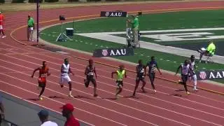 14yr Galen Johnson 11.19s 100m Finals AAU Junior Olympics 2017