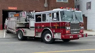 Meriden Fire Department Truck 1 Responding