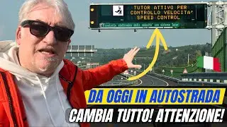 Da OGGI ATTIVI i TUTOR 3.0 CONTROLLO TOTALE su AUTOSTRADE ITALIANE, ecco DOVE sono e come FUNZIONANO