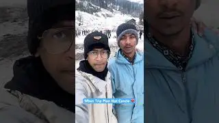 When Trip Plan Finally Work 😎 #manali #tajmahal #ytshorts