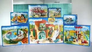 Unboxing Playmobil : La maison de vacances (2018) – 9420, 9421, 9422, 9423, 9424, 9425, 9426