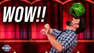 Watch Matt Baker Catch a BOWLING BALL on His FACE! | Jukebox | Huckabee