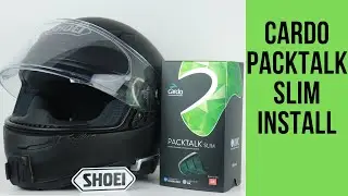 DIY Cardo Packtalk Slim Install | Shoei Rf 1200 [ Part 2 ]