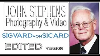Edited Funeral video for Swedish born Sigvard Von Sicard St. Mary's Church Selly Oak Birmingham JSPV