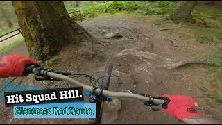 Hit Squad Hill. Glentress 7 stanes. Red Section.