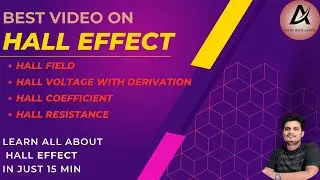 Hall effect, Hall voltage, Hall coefficient, hall resistance