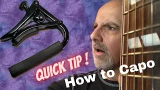 Capo Essentials for Beginners - How to Put it On with NO Buzzing