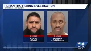 2 Greenville County men charged in human trafficking investigation involving minor, SLED says