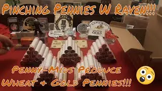 Pinching Pennies! Opening a $25 Dollar Bank Box of Pennies! Wheaties!