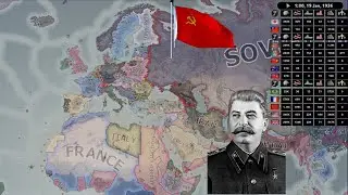 What If The Soviets Had 200 extra civ/mil Factories - Hoi4 Timelapse