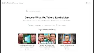 YouTube Word Counter: Discover What YouTubers Say the Most