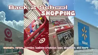 Back To School Shopping + Haul | Hygiene Products, Supplies, New shoes, Good eats, and more 