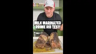 The Milk Marinated Prime Rib Test!