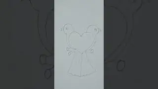 Love Cute Two Birds 🐦 drawing #CuteBirdDrawing#LoveBirdDrawing#BirdArt#EasyDrawing#DrawingTutorial